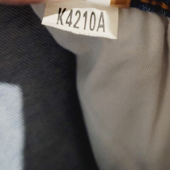 Driftwood Skylar Distressed Floral Embroidered Denim Skirt Blue 27 - Picture 7 of 13